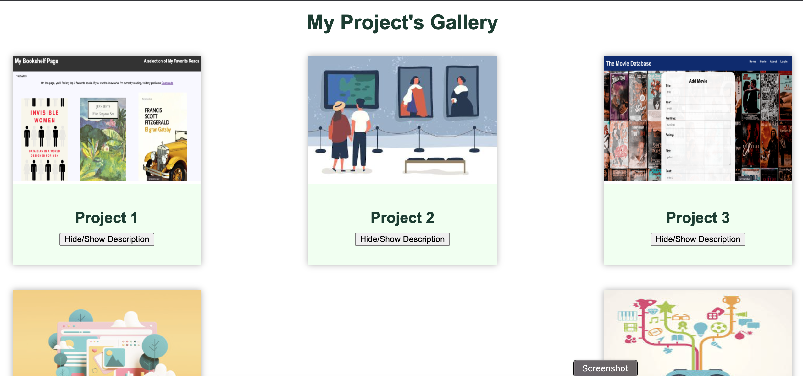 Photo of a gallery projects page project